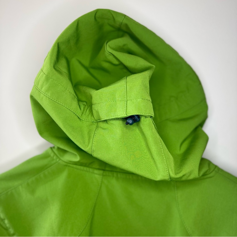 Black Diamond Soft Shell Fleece Lined Hooded Jacket SMALL lime green - Picture 7 of 9